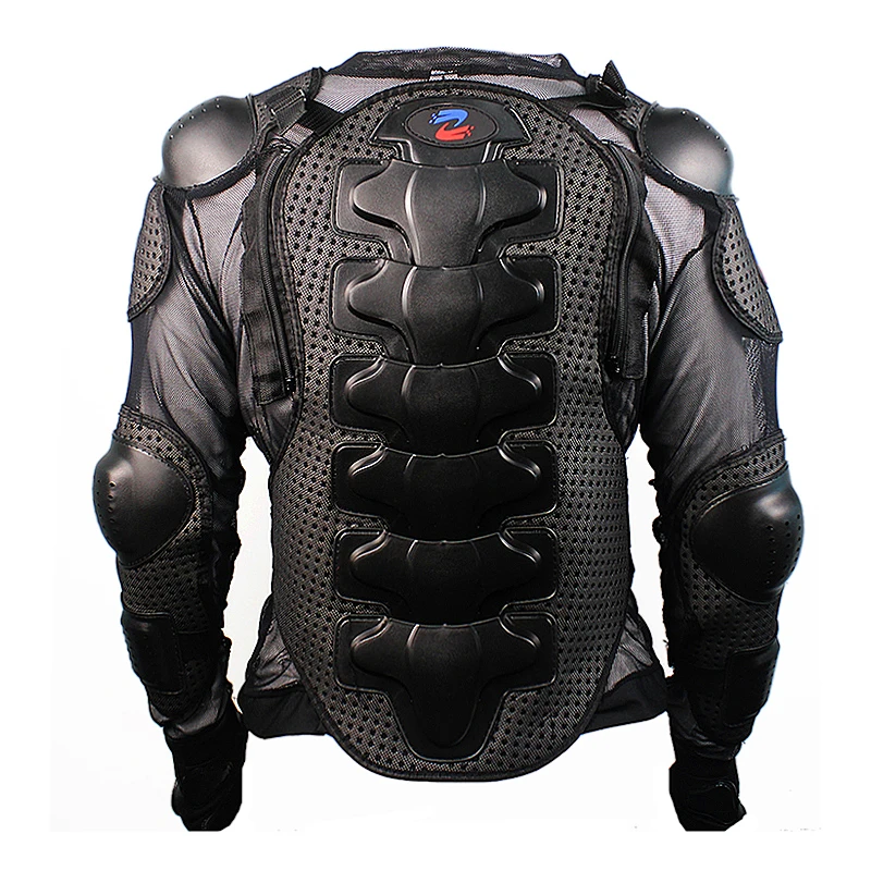 Защитная мотоциклетная куртка Черная защитная Экипировка для гоночных