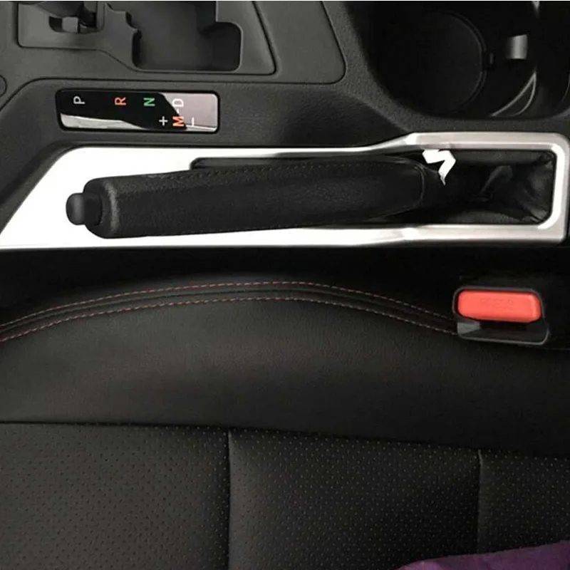 

For Toyota RAV4 2016 2017 2018 ABS Chrome Accessories Car Hand Parking Brake Accessories Trim Auto Cover Styling 1Pcs