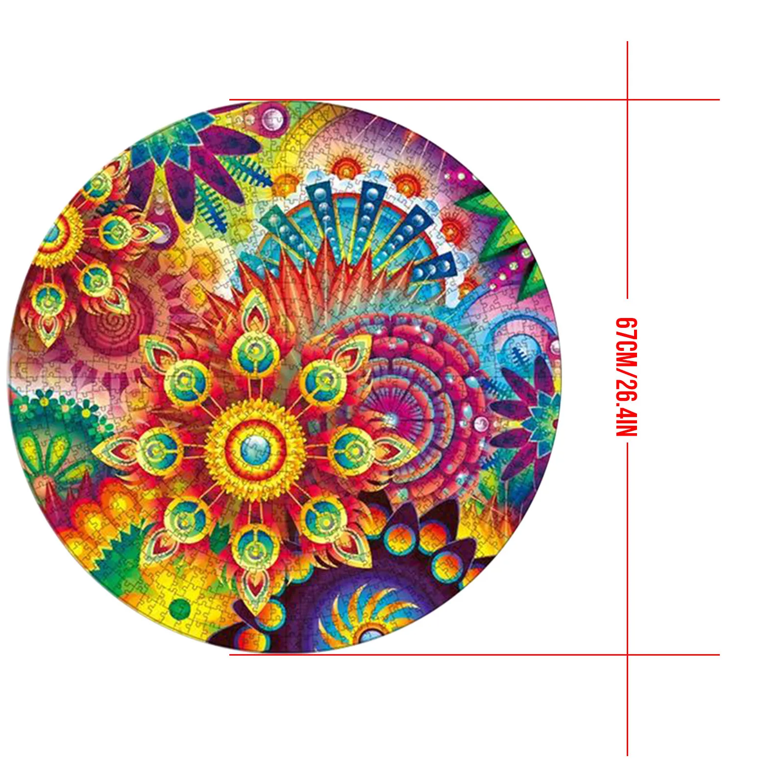 

Thickness of 2mm colorful art puzzle 1000pcs puzzle adult and children intelligence development educational toy holiday gift F4