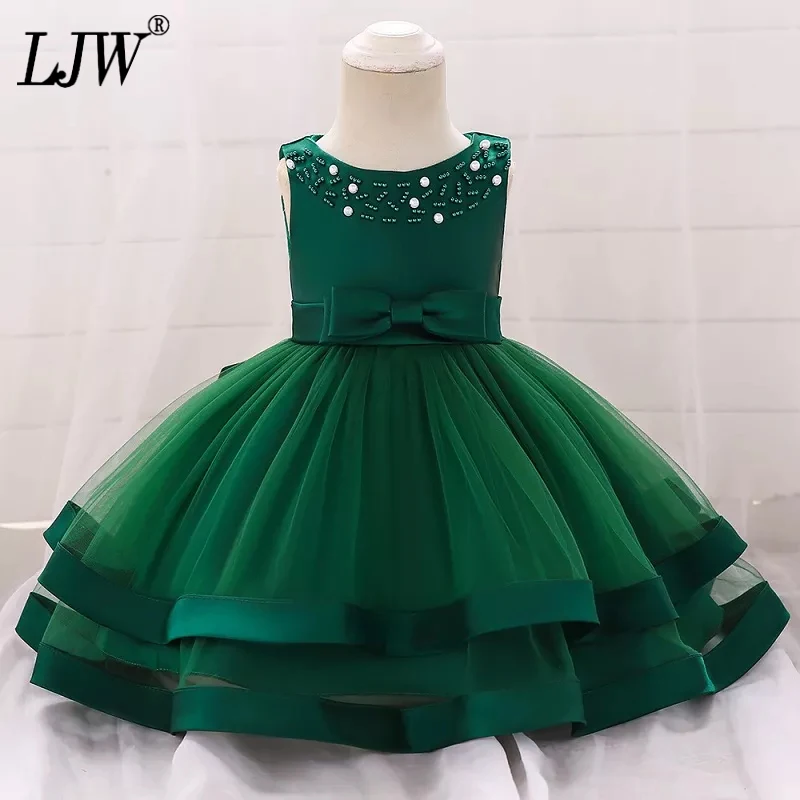 Для маленьких девочек s жемчужное платье вышитая юбка принцессы на возраст от 1