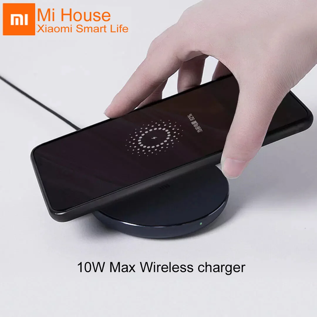Оригинальное Беспроводное зарядное устройство Xiaomi Mijia Qi умное быстрое Type C с