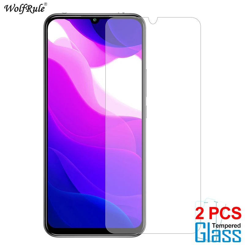 2 uds Protector de pantalla para Xiaomi Mi 10 Lite de vidrio templado 9H HD pel&iacute;cula protectora del tel&eacute;fono para Xiaomi Mi 10 j&oacute;venes 5G de cristal de 6,57"-0