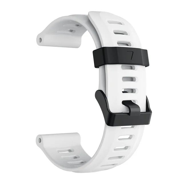 White Мягкий силиконовый сменный спортивный ремешок для часов для Garmin Fenix 3 3HR ремень Металлические наручные часы браслет для Fenix3 - Цвет ремешка: White