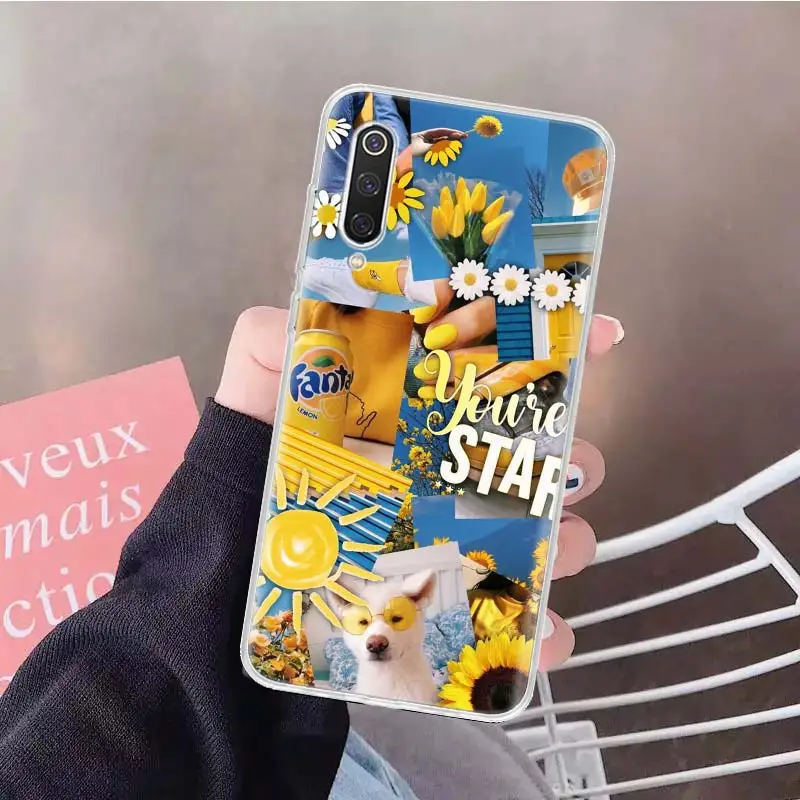 Aesthetic Collage Cute Abstract Art Soft Phone Case For Xiaomi Redmi Note 10 10S 9 9S 8 7 8T 11S 11T 11 Pro 9A 9T 9C 8A 7A Shell