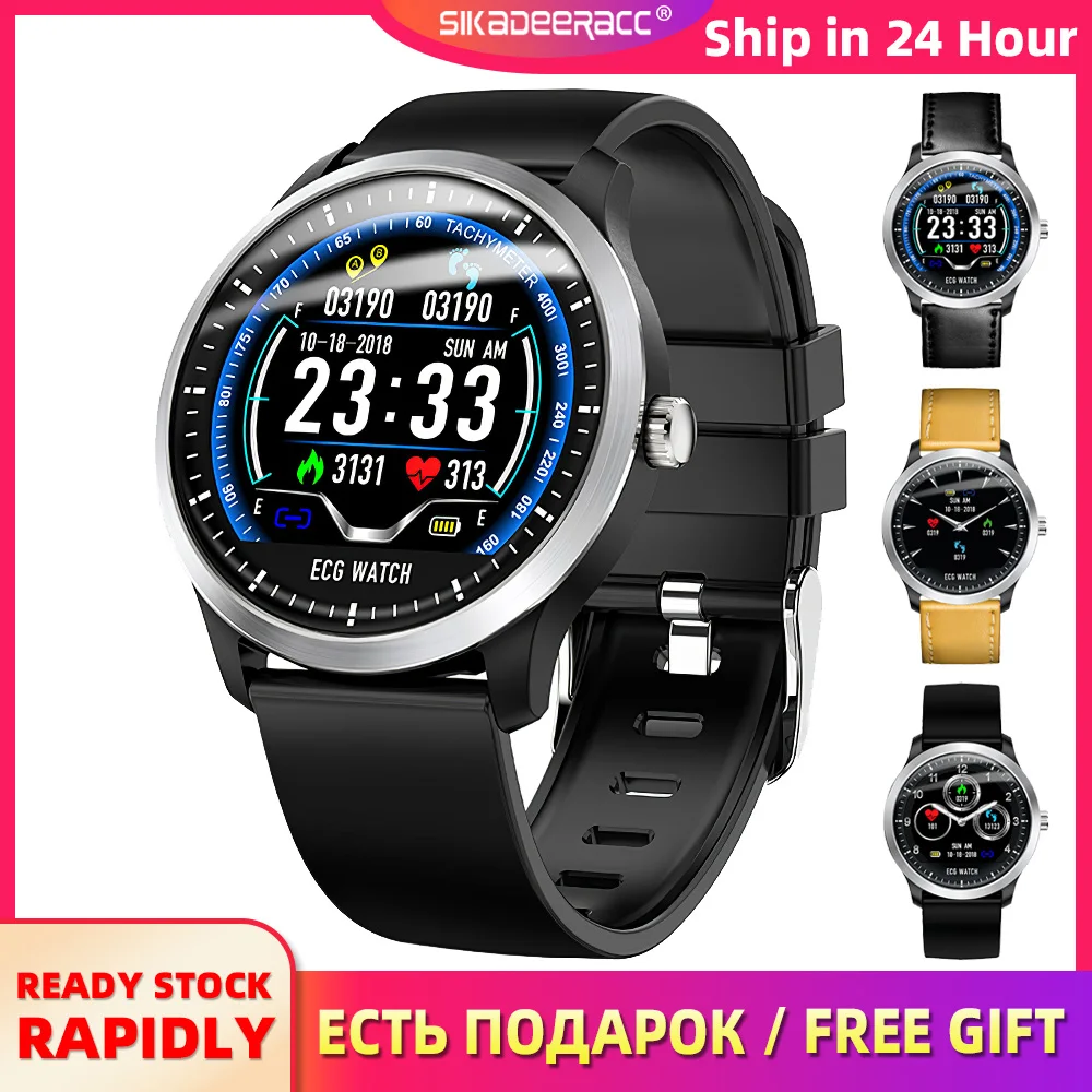 Умный Браслет ЭКГ мужской спортивный браслет измеритель артериального давления