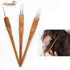 Alileader вязаные крючком Крючки для игл для дреды, косы с тонкой ручкой, крючки для вязания 0,50,75 мм, 13 головки, длинная ручка для вязания крючком
