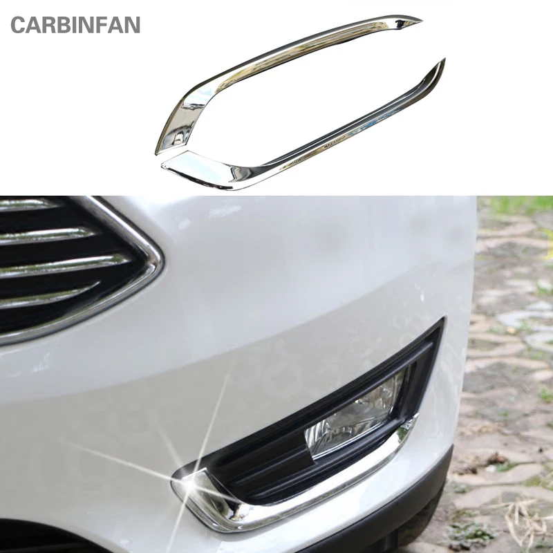 ABS хром передние противотуманные фары крышка отделка Противотуманные наклейка