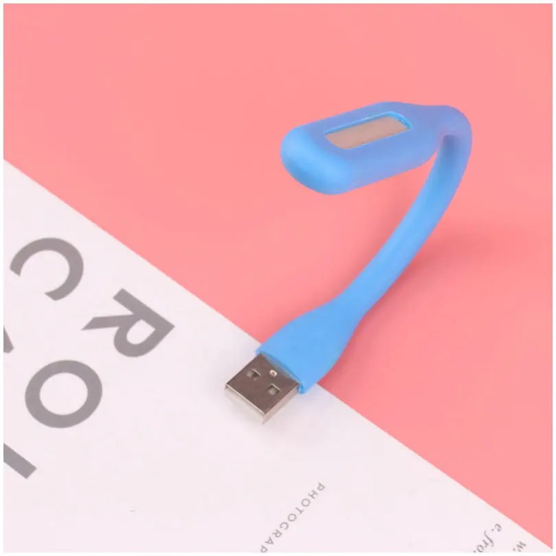 USB светодиодный книжный светильник гибкая складная светодиодная лампа для