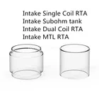 Прямая пузырьковая стеклянная трубка FATUBE для впускного одногодвух катушек RTAВпускной MTLВпускной резервуар Subohm