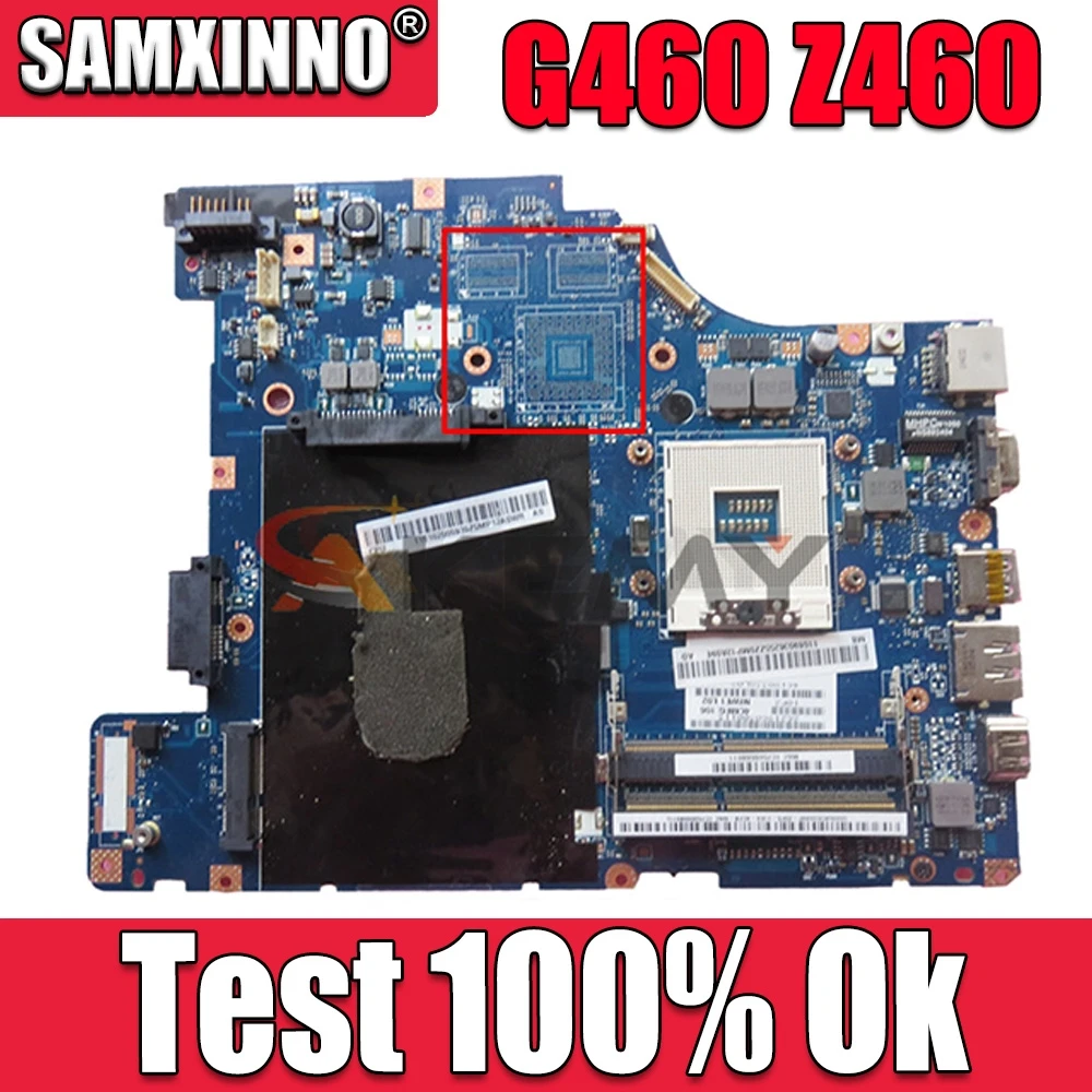 

Akemy для Lenovo G460 Z460 Материнская плата ноутбука NIWE1 LA-5751P основная плата HM55 UMA DDR3 Бесплатная процессор