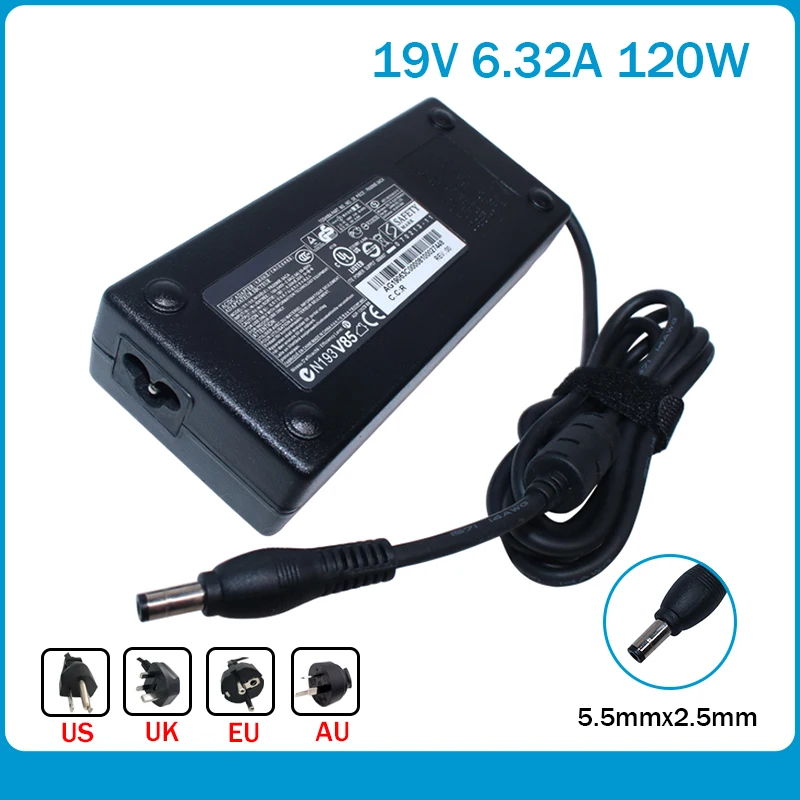 19V 6.3A 120W зарядное устройство для ноутбука|Промышленные компьютеры и аксессуары| |
