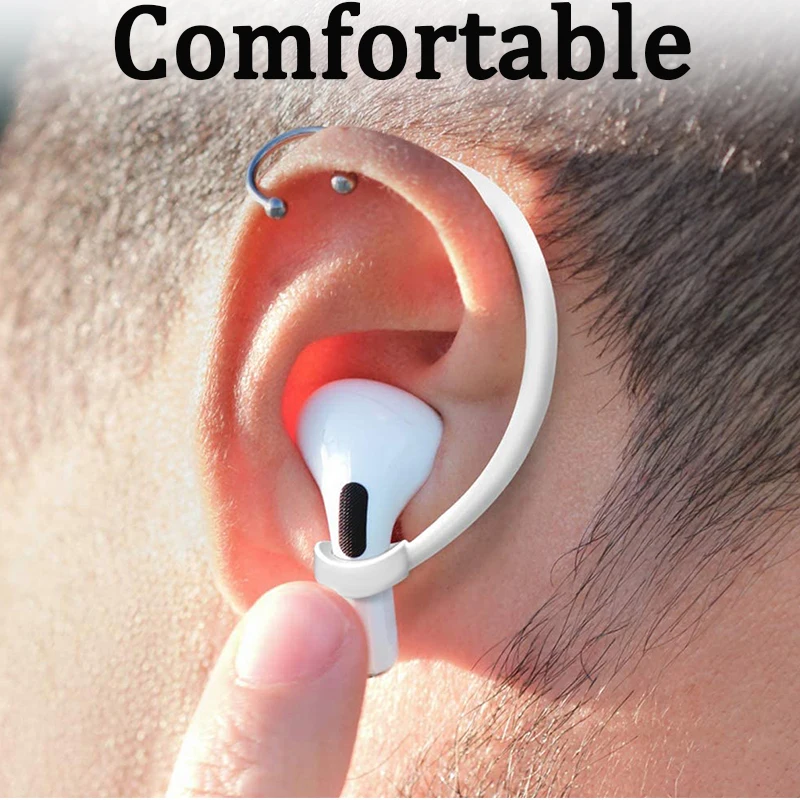 2 шт. прикрепляющийся к Bluetooth Беспроводной гарнитура крючки для наушников Чехол