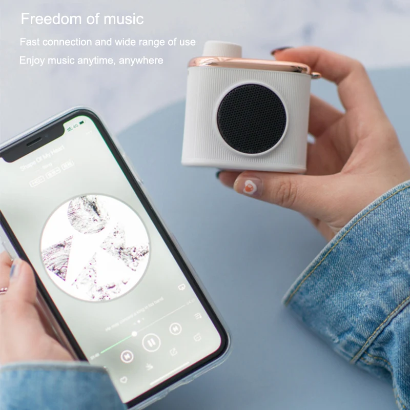 Ретро Bluetooth динамик беспроводной супер бас мини громкий музыкальный плеер
