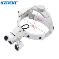 dental led headlight headband loupe and light led binocular loupes 3 5x r ajustable dentistry tools