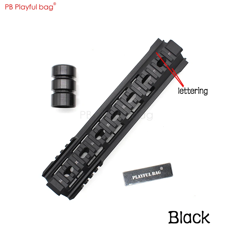 9.5 inch black Новая уличная спортивная тактическая игрушка MK4 улучшенный материал Fishbone handguard Jinming TTM M4 FTM водная бомба модификация OD71 - Цвет: 9.5 inch black