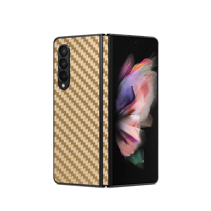 3D наклейка для телефона из углеродного волокна с защитой от царапин SAMSUNG Z Fold 3 5G Back