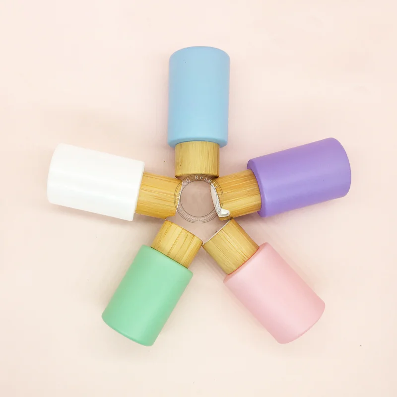 

30 мл цветная деталь с бамбуковым диском верхняя крышка с закручивающейся крышкой высококлассный изысканный уход за кожей