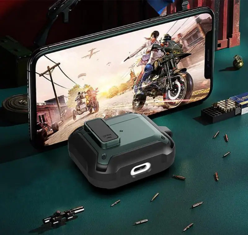 Роскошный чехол для наушников Airpods 3 из ТПУ и силикона противоударный Apple Air Pods