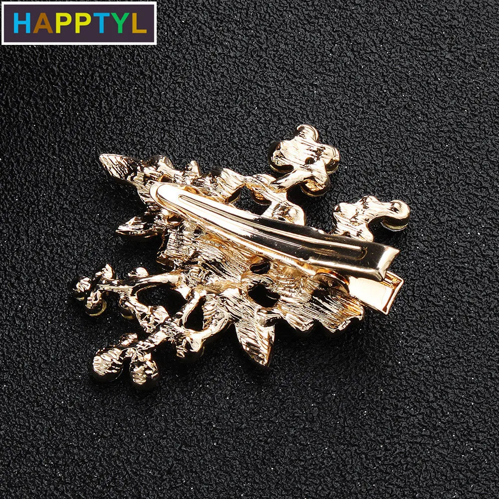 1 пара золотых свадебных заколок для волос со стразами свадебные заколки с