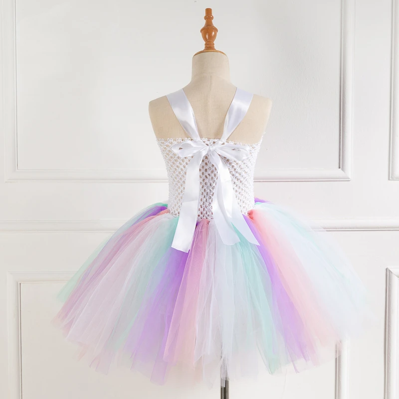 

Unicorn Costume Cosplay Girls Unicorn Party Dress Children Birthday Gift Halloween Costume For Kids Tutu Skirt Carnival Suit