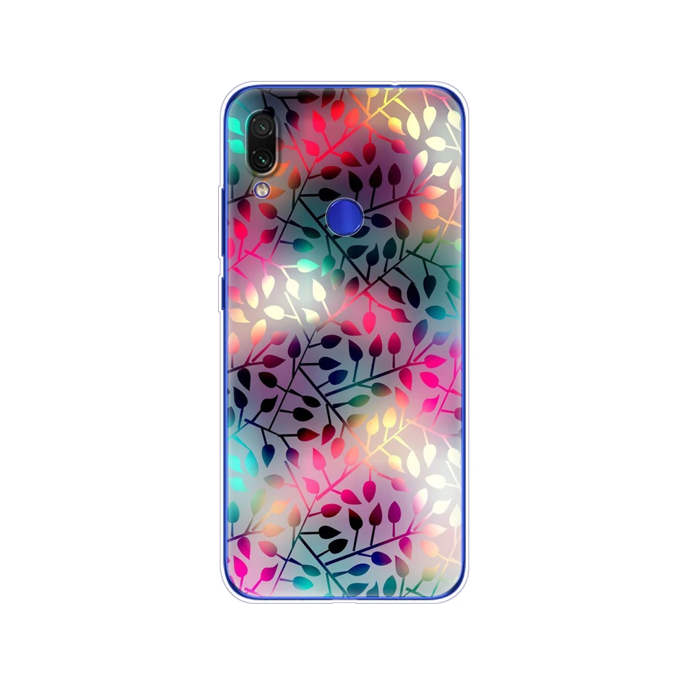 Для xiaomi Redmi Note 7 силиконовый чехол из мягкого термополиуретана с картинкой