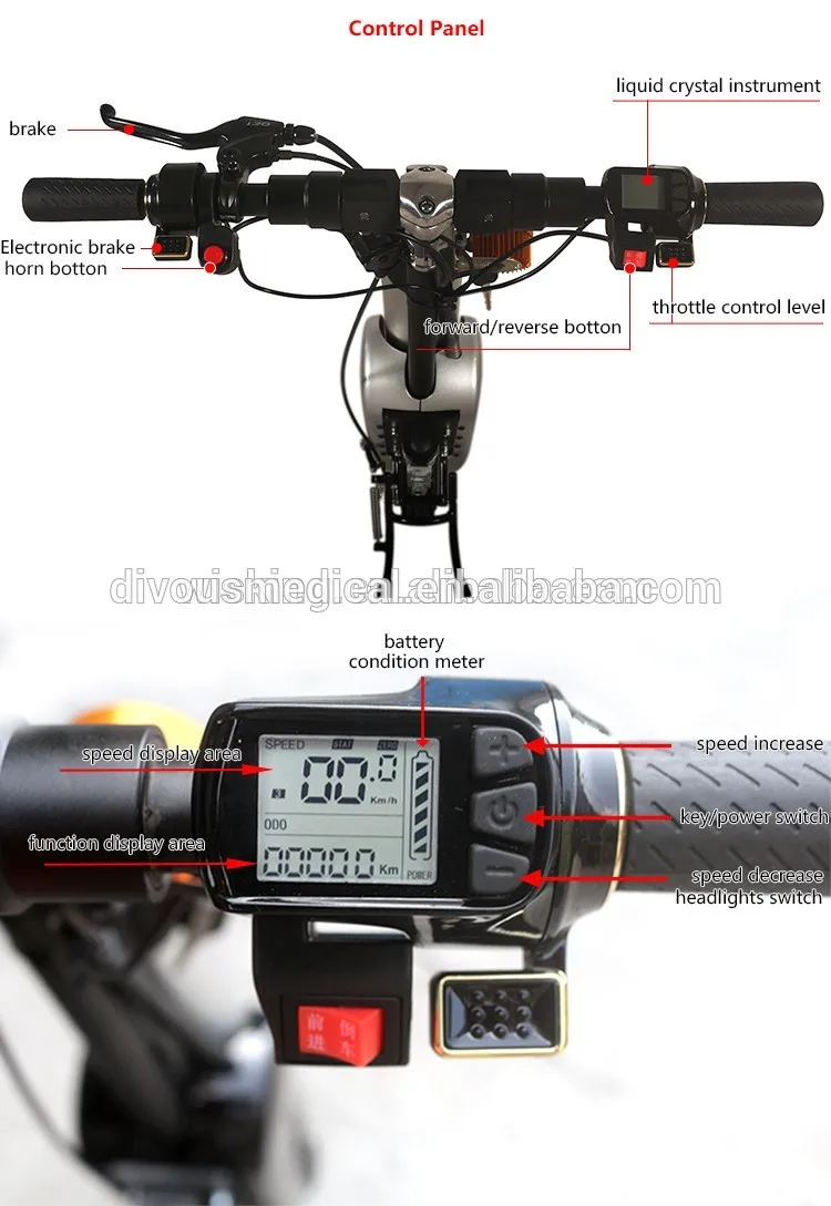 

400W Manual Wheelchair Driver Head 15Ah Lithium Battery Power Electric Wheelchair Accessories