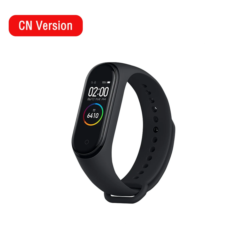 Xiaomi mi Band 4 Smart mi band 3 Цвета экран браслет пульсометр фитнес музыка Bluetooth 50 м водонепроницаемый бандаж 4 - Цвет: band4