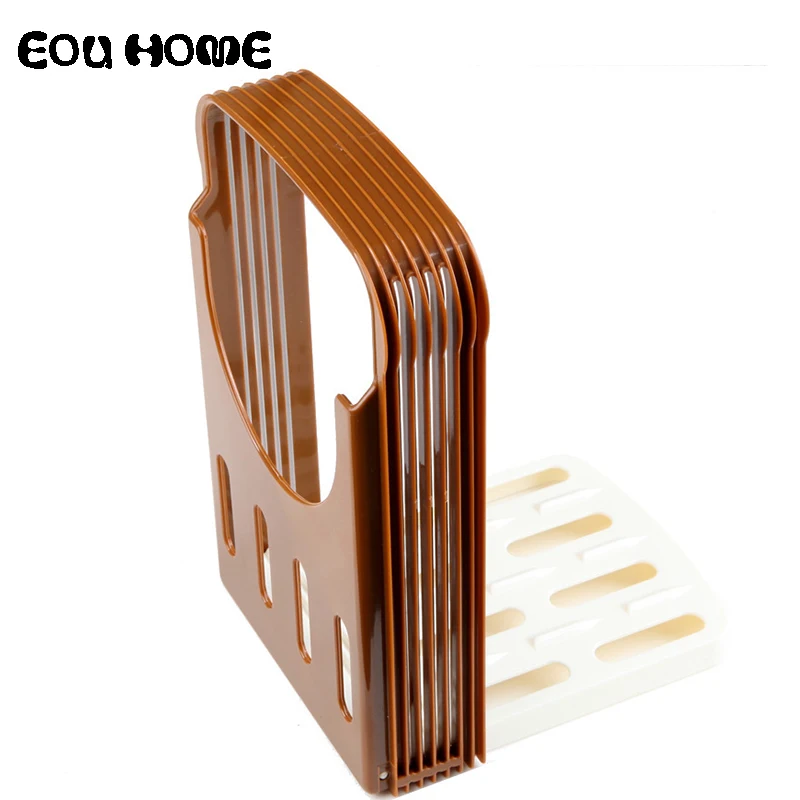 

Коричневый ABS Материал формы для выпечки инструменты практически резак для хлебобулочных изделий хлеб устройство для нарезки тостов резка ...