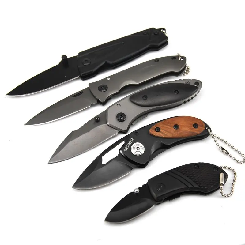 Складной Карманный Брелок Karambit шейный нож Navaja Мини Многофункциональный