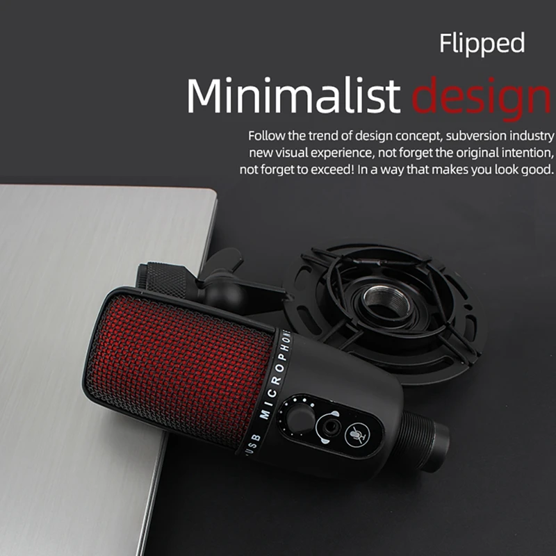 

Condenser Microphone Set 192K 24Bit USB Microphone for Computer / Game /PC Live Conference Wired Microphone