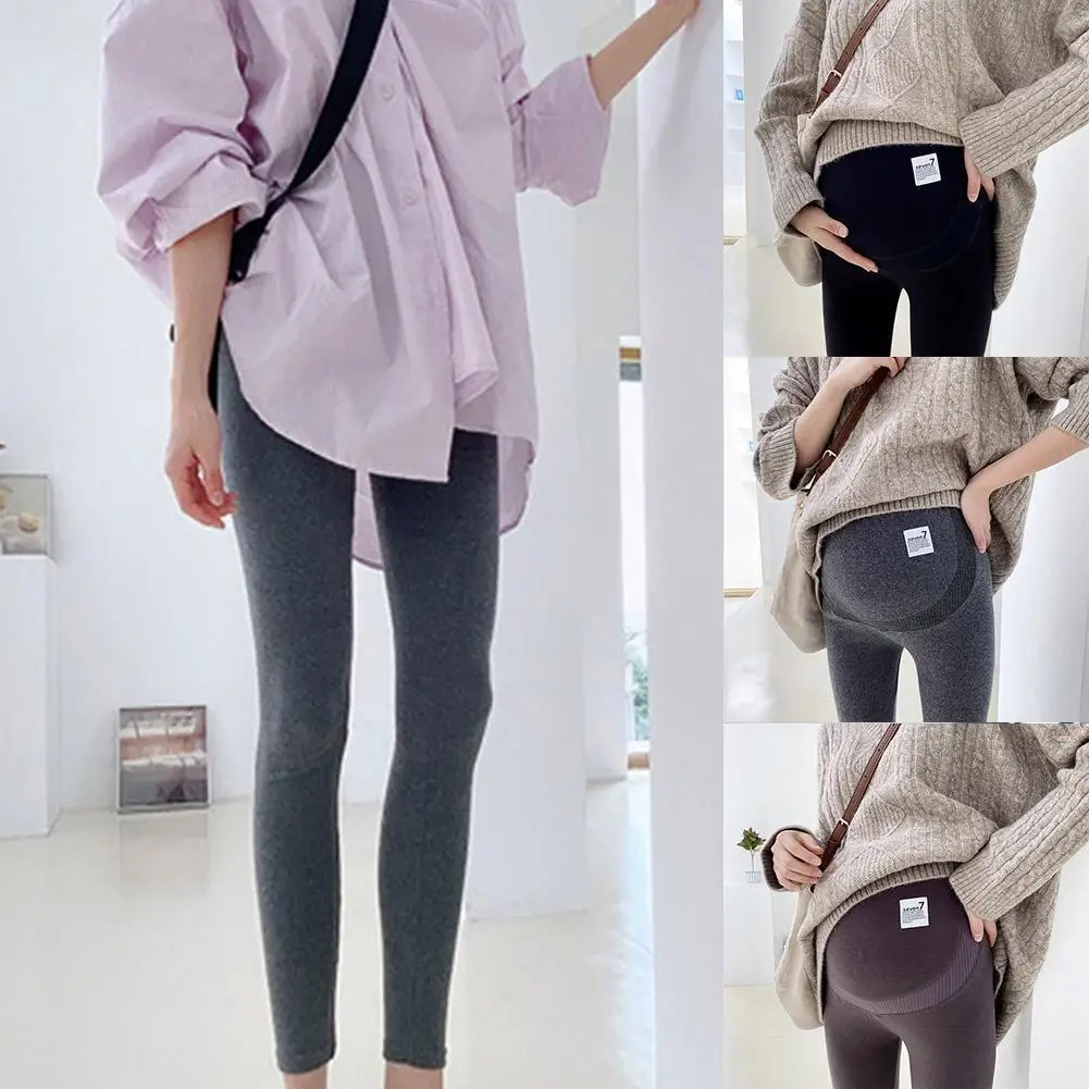 

Maternity Cotton Leggings Pants For Pregnant Women Warm Winter Maternity Clothes Thickening Pregnancy Thick Trousers Clothi M0f2