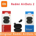 Xiaomi Redmi AirDots 2 vs AirDots s беспроводной Bluetooth 5,0 QI Беспроводная зарядка наушники-вкладыши стерео бас наушники-вкладыши беспроводные наушники