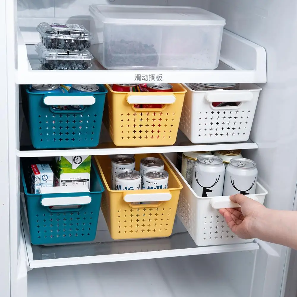 

3 Colors Portable Plastic Bathroom Rectification Miscellaneous Snacks Storage Fruit Hanging Basket Baskets Kitchen Tools