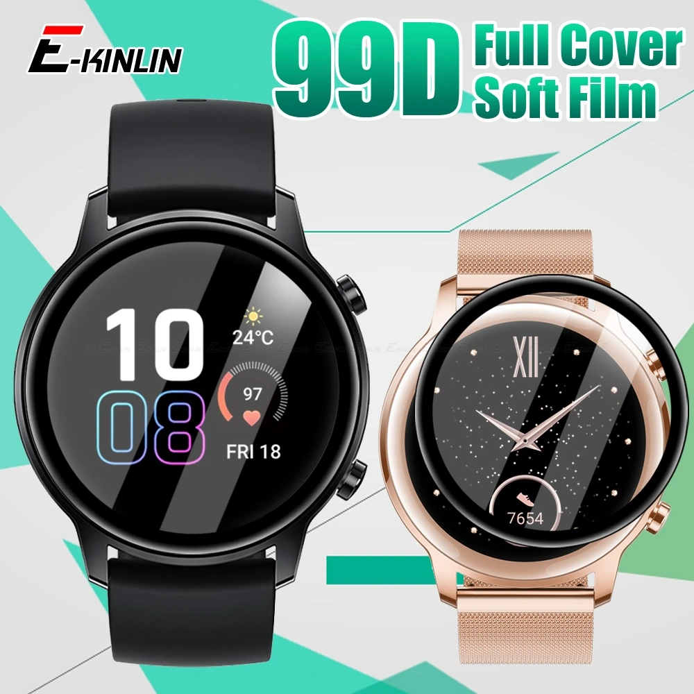 Защитная пленка 99D для Huawei Honor Smart Magic Watch MagicWatch 2 изогнутая мягкая защитная на весь