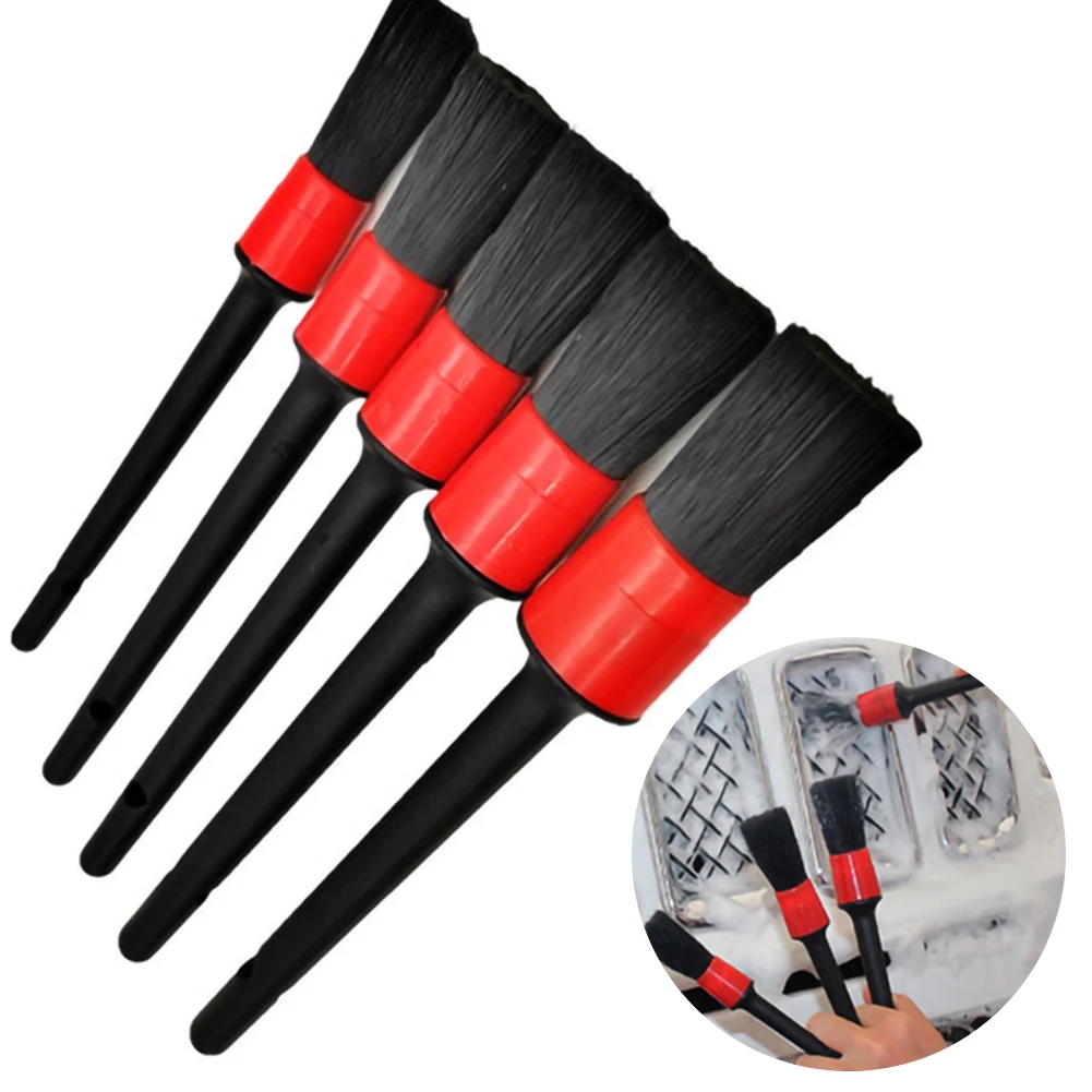 

Car Detailing Kit 7pcs Wheel Tire Brush Soft Wheel Brush Car Wash Kit Automobile Tire Brush Car Washing Cleaning Accessories