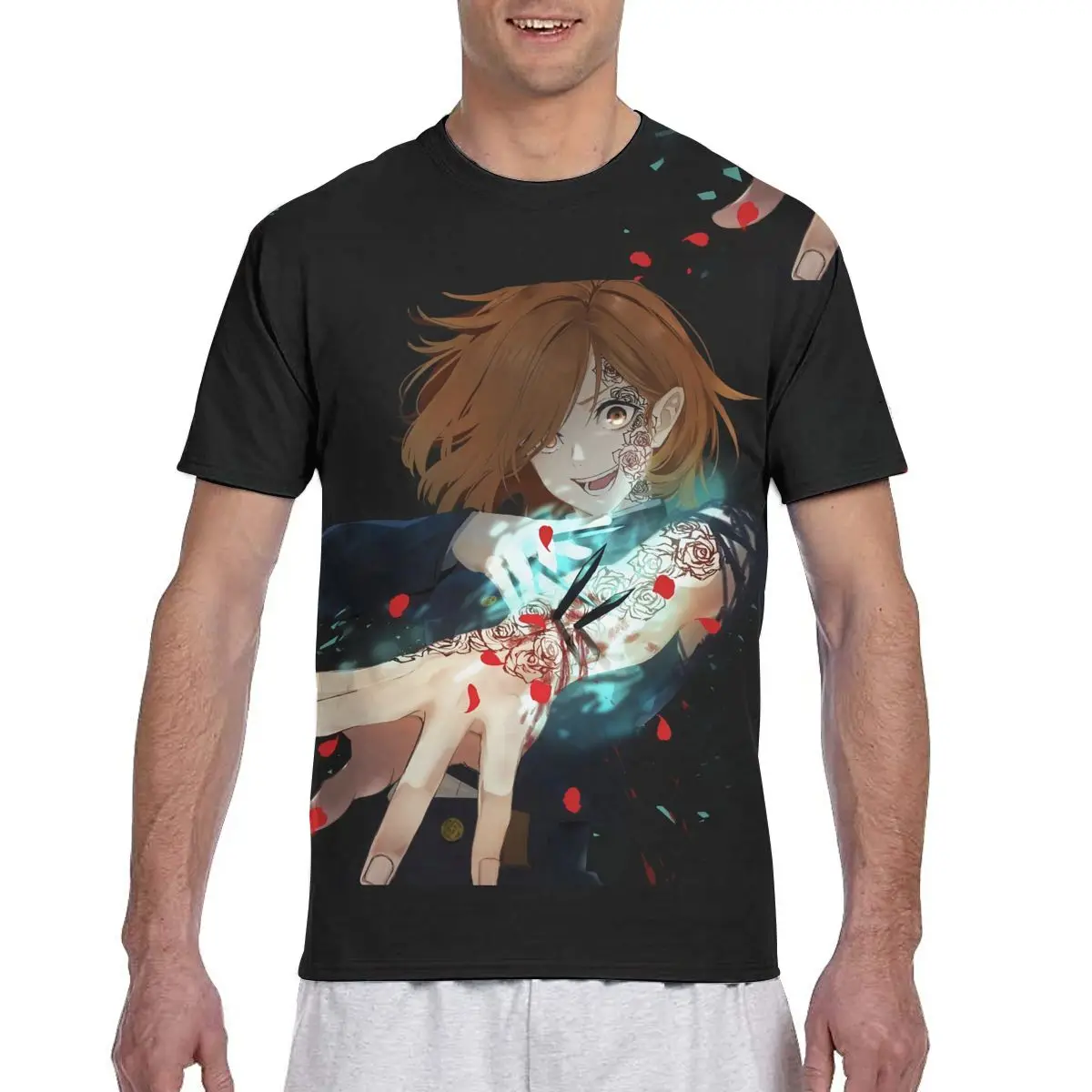 

Printing Jujutsu Kaisen T Shirt Summer adult Short Sleeve Leisure Top Tee Casual Ladies Female T Shirts Woman/man Clothing