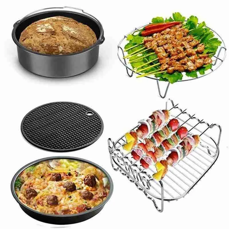 

Air Fryer Accessories Set 8pcs/set Air Fryer Accessories 7 /8 / 9 Inch Fit All Airfryer