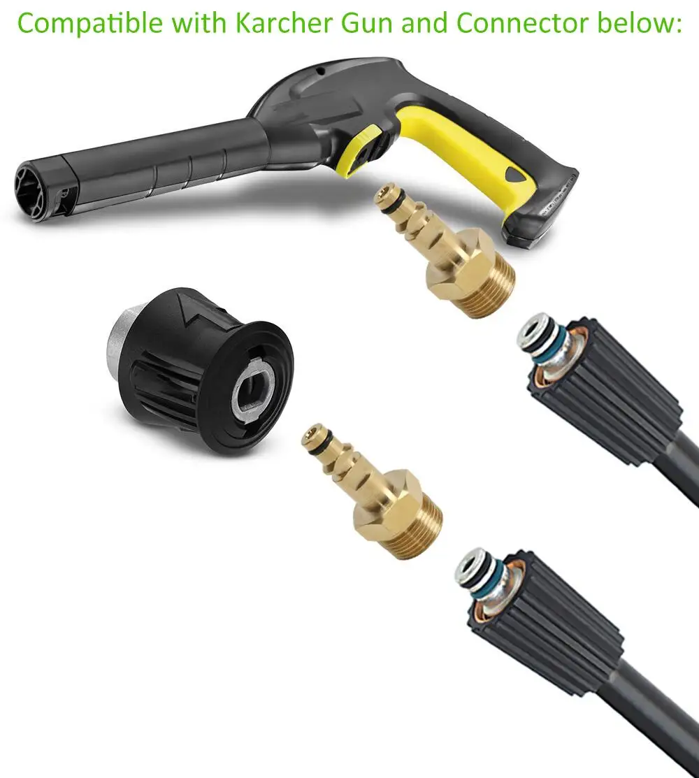 Адаптер для шланга мойки высокого давления M22 переходник Karcher K Bosch Lavor STIHL Nilfisk -
