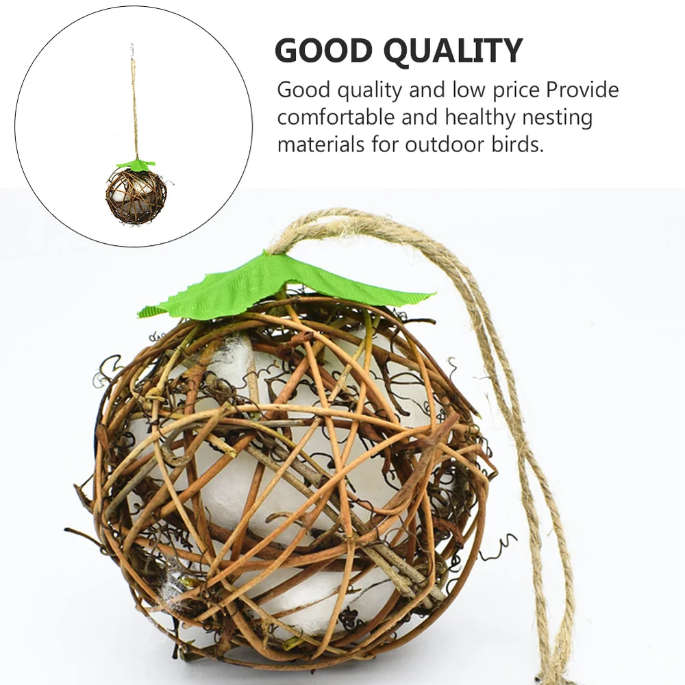 

2pcs Practical Birds Nesting Material Outdoor Parrot Nest (Assorted Color)