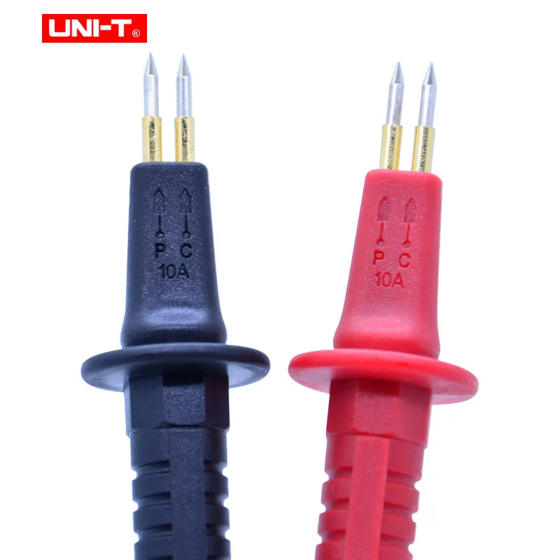 Тестовый зонд с четырьмя проводами для UT620A UT620B красный + черный 4 UT620A|Детали и