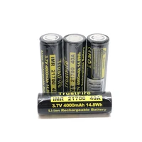 10pcslot trustfire imr 21700 battery 3 7v 40a 4000mah 14 8w li ion rechargeable lithium batteries for electrical tools toys