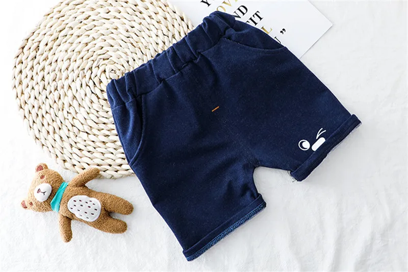 

Baby Boy Clothes Summer 2020 New Short Sleeve T-shirt Tops+Pants Cartoon Bear Children Infant Clothing Kids Sport Suits Set