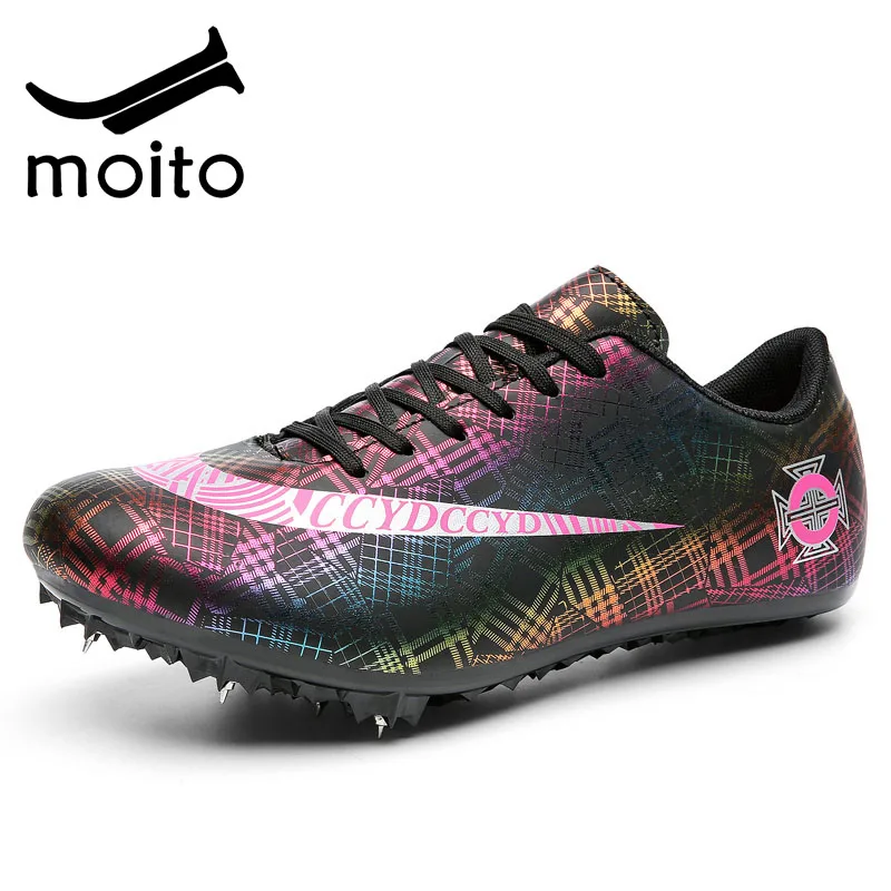 

Профессиональная обувь с шипами для бега, студенческих соревнований, спортивная обувь для тренировок, легкая дышащая обувь для спринтера