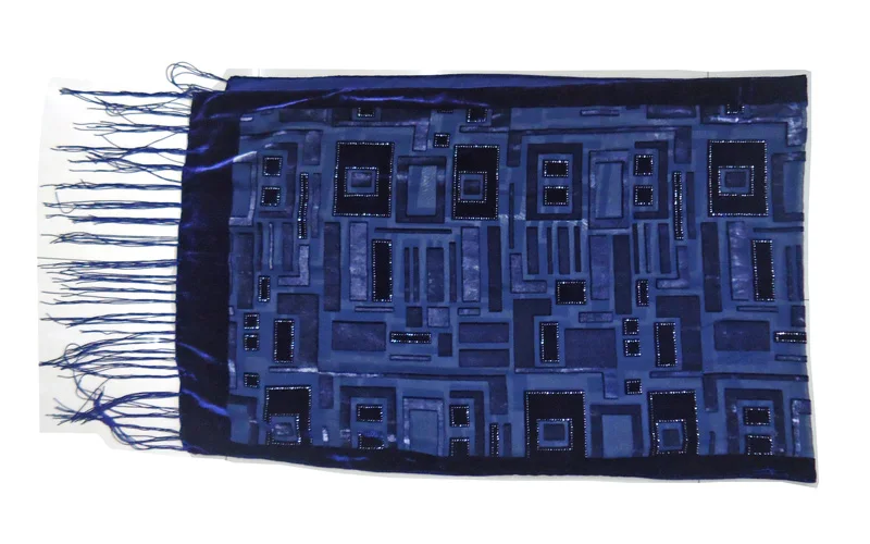 2020 Новая мода выгорания бархатная шарф для женщин роскошный дизайнерский блеск