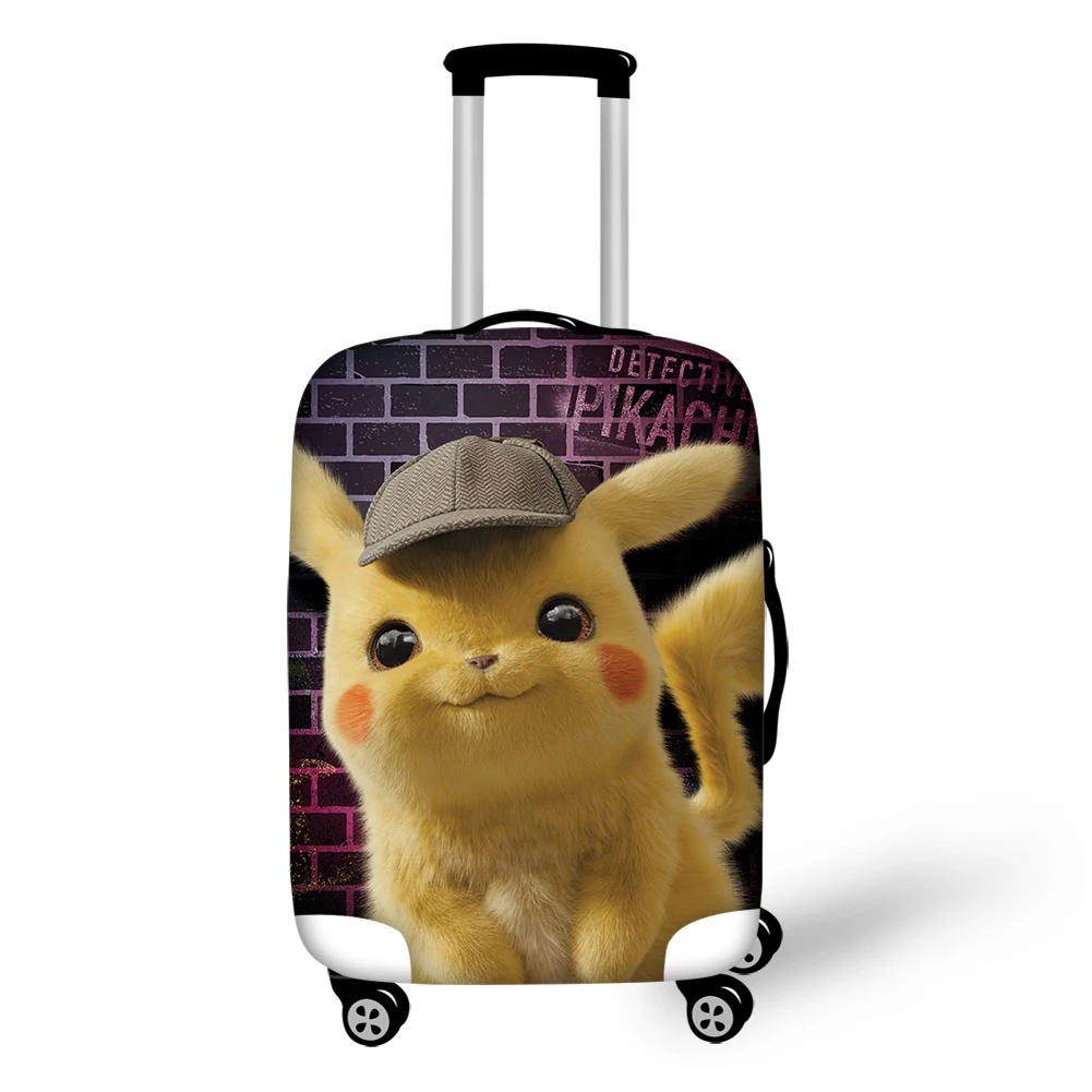 CDWX4436LMS HaoYun эластичный чехол для чемодана защитный дизайн Pokemon Пыленепроницаемый Чехол для багажа каваи Пикачу защитные аксессуары для багажа - Цвет: CDWX4436LMS