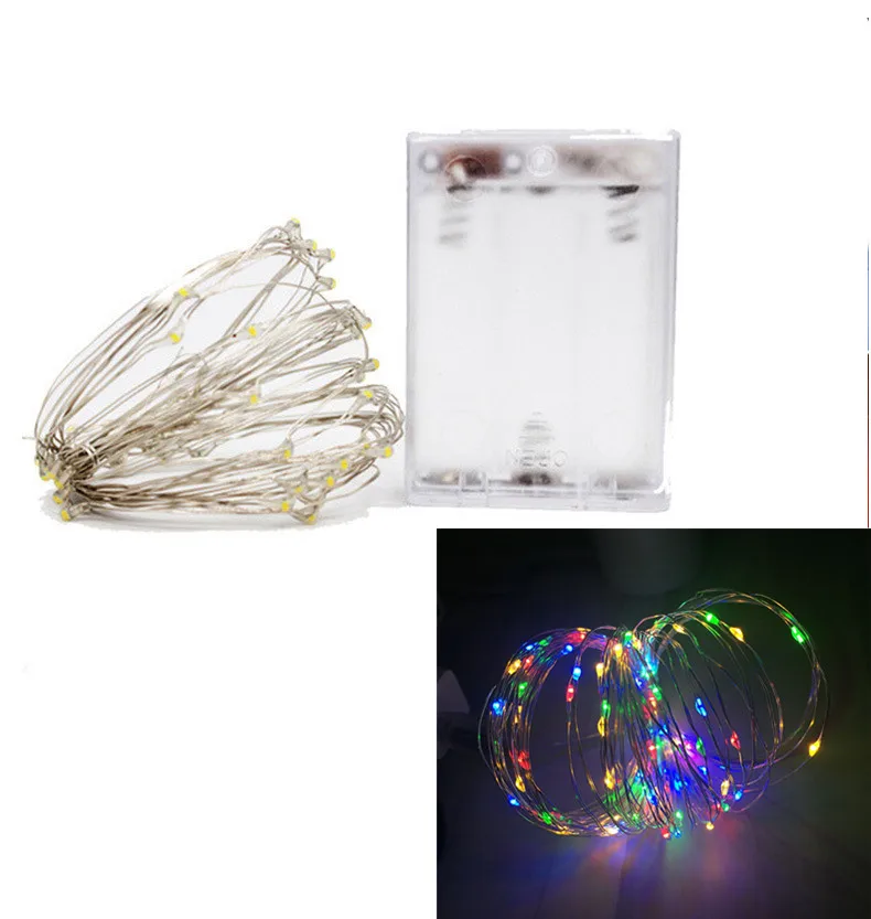 box Multi Рождественские огни, наружное украшение, 10m100LED гирлянды, Новогодняя гирлянда Noel для свадебной вечеринки, рождественские украшения для дома. J - Цвет: box Multi