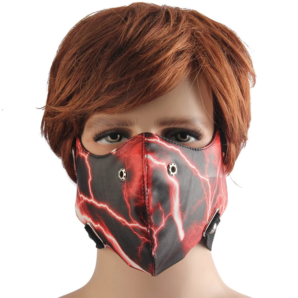 Маска унисекс уличная Дышащая печать ветрозащитная Пылезащитная мотоциклетная