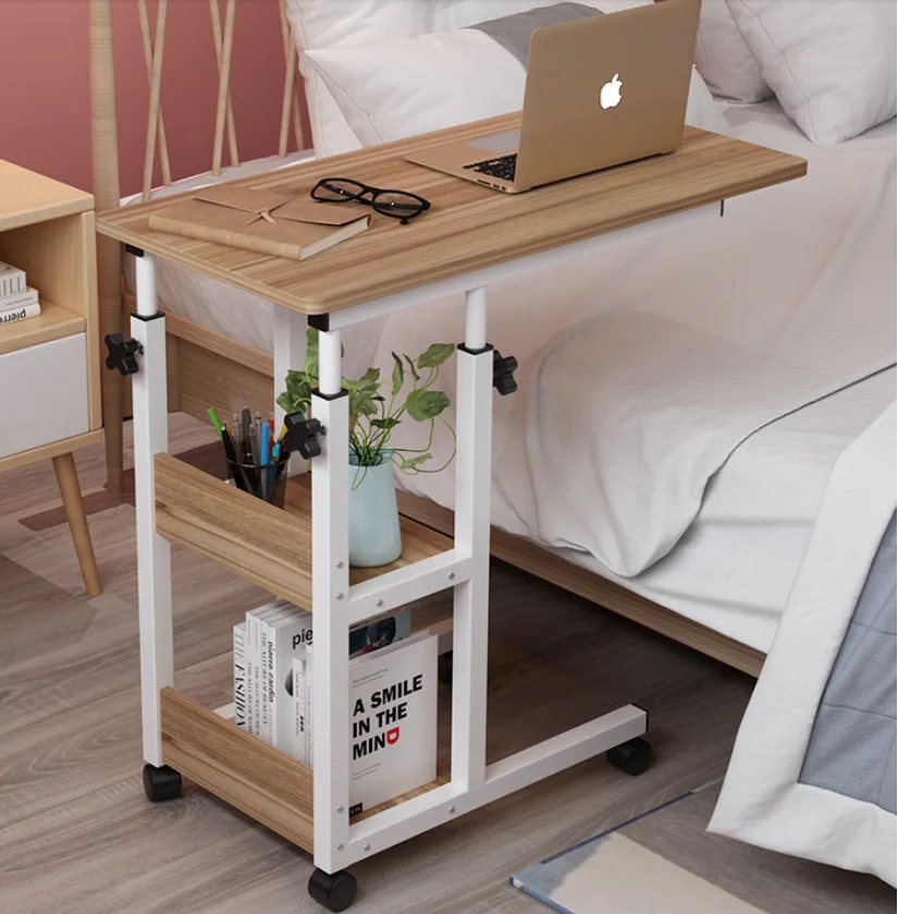 

Small bedside table sofa side mobile small coffee table lift bedside table side cabinet mini bedside table bedroom small table