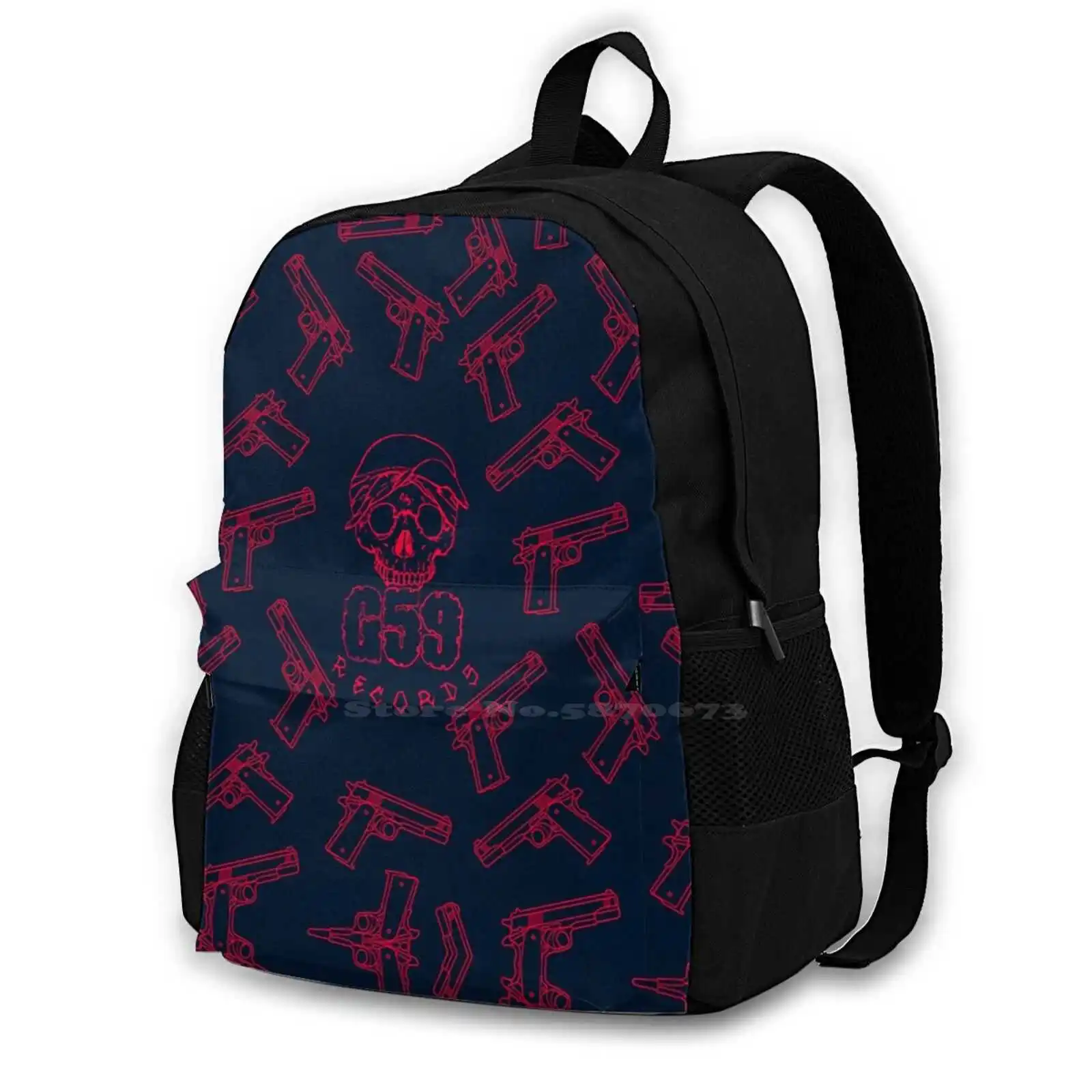 G59 Fashion Bags Travel Laptop Backpack G59 Ramirez Germ Travis Scrim Ruby Leopard Records