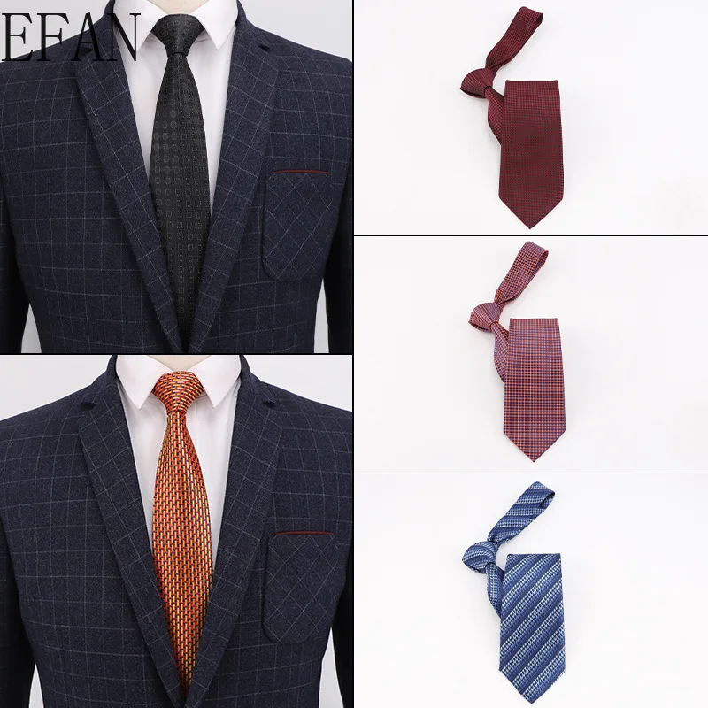 Классический галстук для мужчин 8 см роскошный полосатый в клетку деловой